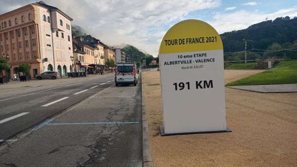 Albertville accueille le Tour de France
